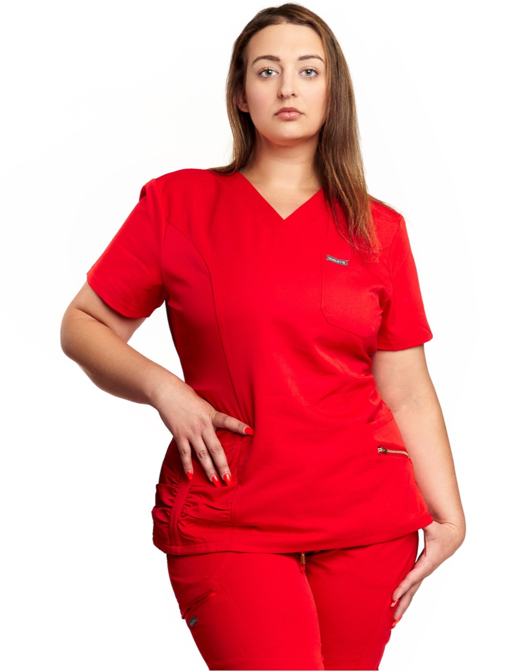 Apple Red Signature Top