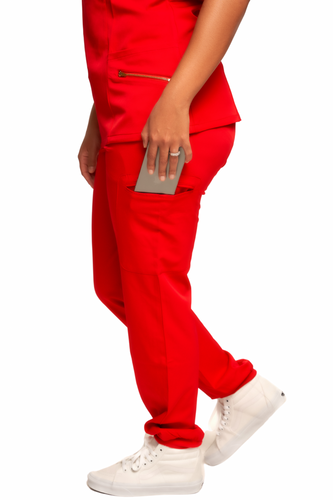 Apple Red Jogger Bottoms