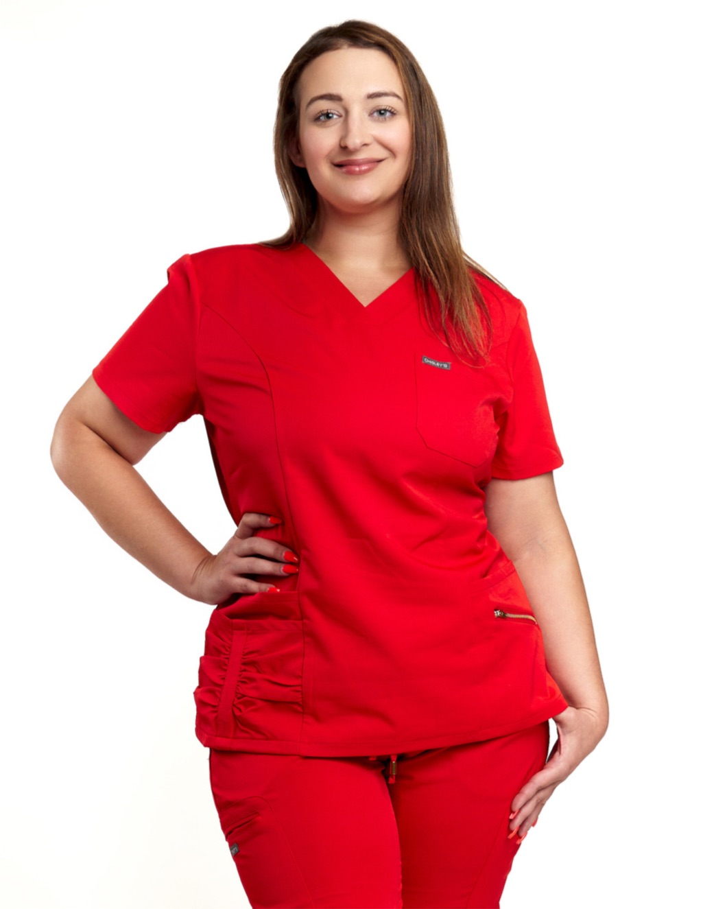 Apple Red Signature Top