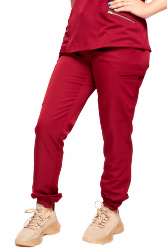 Burgundy Red Jogger Bottoms